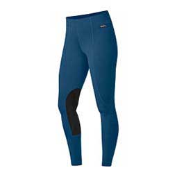 Flow Rise Knee Patch Performance Womens Tights Lagoon - Item # 49591