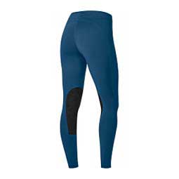 Flow Rise Knee Patch Performance Womens Tights Lagoon - Item # 49591