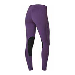 Flow Rise Knee Patch Performance Womens Tights Huckleberry - Item # 49591