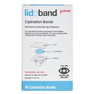 Lidoband Castration Bands for Calves and Lambs 40 ct - Item # 49598
