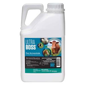 Ultra Boss Permethrin Insecticide Pour-On for Cattle, Sheep, Goats and Horses 5 liter - Item # 49623