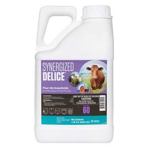 Synergized DeLice Pour-On Insecticide for Cattle, Sheep and Premises 5 liter - Item # 49624