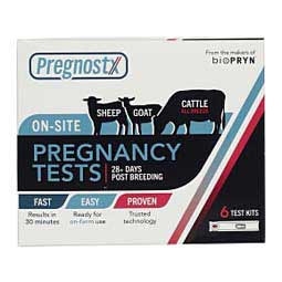 Pregnostx On-Site Cattle Pregnancy Tests 6 ct - Item # 49637