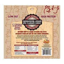 Butcher Shop Chicken & Rawhide Twists Recipe Dog Chews 50 ct - Item # 49657