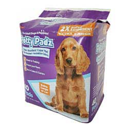 2X Super Absorbent Potty Padz Training Pads for Puppies and Dogs 40 ct - Item # 49660