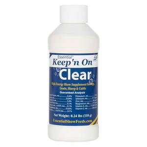 Essential Keep'n On Clear High Energy Show Supplement for Pigs, Goats, Sheep & Cattle 110 gm - Item # 49694