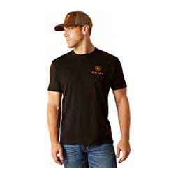 Farm Fields Mens T-Shirt Black - Item # 49695