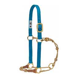 Horsemans Halter Blue Hurricane/Tan - Item # 49763