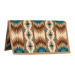 Show Horse Saddle Blanket Sand/Turquoise - Item # 49783