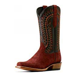 Futurity Time 13-in Mens Cowboy Boots Mahogany Rough - Item # 49789