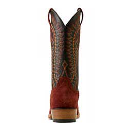 Futurity Time 13-in Mens Cowboy Boots Mahogany Rough - Item # 49789