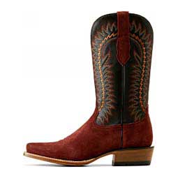 Futurity Time 13-in Mens Cowboy Boots Mahogany Rough - Item # 49789