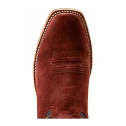 Futurity Time 13-in Mens Cowboy Boots Mahogany Rough - Item # 49789