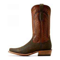 Futurity Time 13-in Mens Cowboy Boots Olive Roughout - Item # 49789
