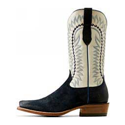 Futurity Time 13-in Mens Cowboy Boots Polo Blue Roughout - Item # 49789