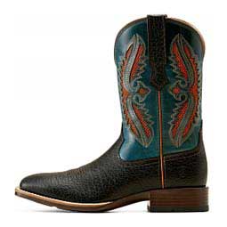 Rowder VentTEK 360 11-in Cowboy Boots Black/Dark Teal - Item # 49799