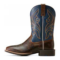 Sport Knockout 11-in Cowboy Boots Whiskey/Blue - Item # 49811
