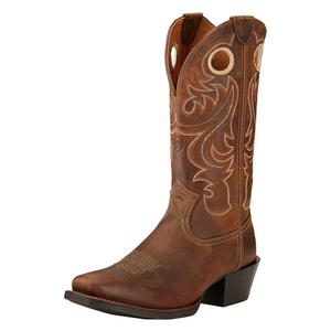 Sport 13-in Square Toe Cowboy Boots Powder Brown - Item # 49812