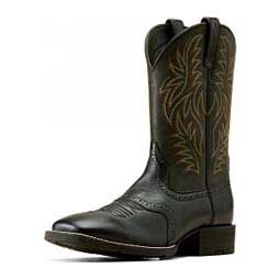 Sport Western 11-in Cowboy Boots Black Deertan - Item # 49819