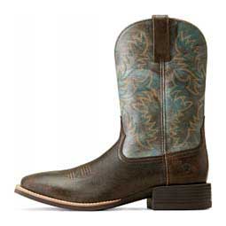 Sport Latigo 11-in Cowboy Boots Chocolate Brown/Blue - Item # 49820