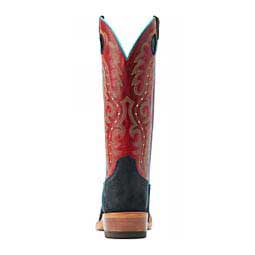 Futurity Boon Roughout 13-in Cowgirl Boots Black/Crimson - Item # 49830