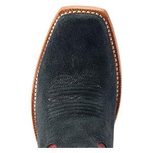 Futurity Boon Roughout 13-in Cowgirl Boots Black/Crimson - Item # 49830