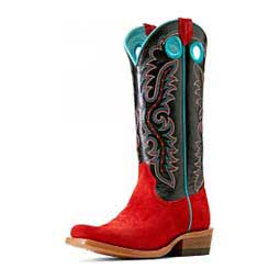 Futurity Boon Roughout 13-in Cowgirl Boots Fiery/Inkwell - Item # 49830