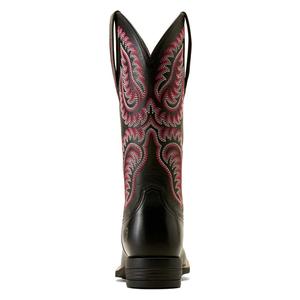 Cattle Caite StretchFit 12-in Cowgirl Boots Black Deetan/Madison - Item # 49835