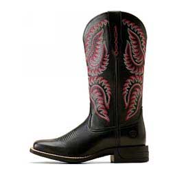 Cattle Caite StretchFit 12-in Cowgirl Boots Black Deetan/Madison - Item # 49835