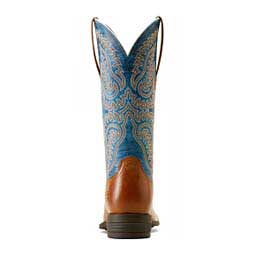 Cattle Caite StretchFit 12-in Cowgirl Boots Peanut/Blue - Item # 49835