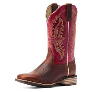 Olena 11-in Cowgirl Boots Caramel/Berry - Item # 49840