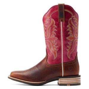 Olena 11-in Cowgirl Boots Caramel/Berry - Item # 49840
