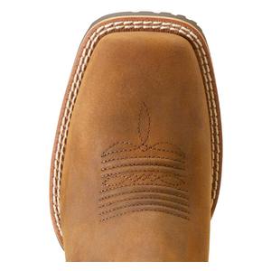 Hybrid Ranchwork 11-in Cowgirl Boots Distressed Tan - Item # 49841
