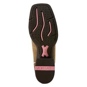 Round Up Ruidoso 12-in Cowgirl Boots Brown Bomber/Rose - Item # 49842