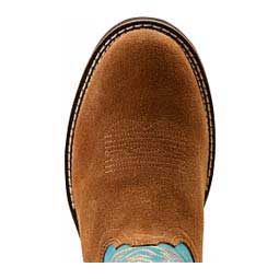 Elko 11-in Cowgirl Boots Chestnut/Blue - Item # 49845