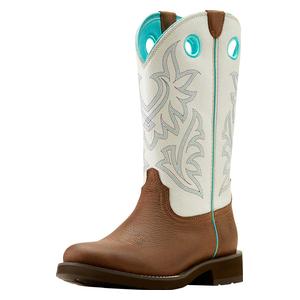 Elko 11-in Cowgirl Boots Cottage/White - Item # 49845