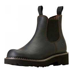 Fatbaby Twin Gore 5.5-in Cowgirl Boots Black Deertan - Item # 49846