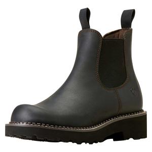 Fatbaby Twin Gore 5.5-in Cowgirl Boots Black Deertan - Item # 49846