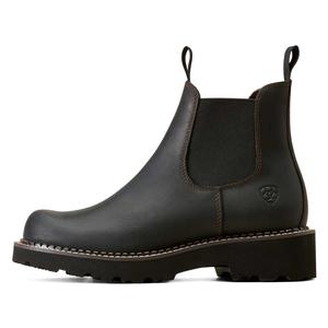 Fatbaby Twin Gore 5.5-in Cowgirl Boots Black Deertan - Item # 49846