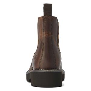 Fatbaby Twin Gore 5.5-in Cowgirl Boots Distressed Brown/Leopard - Item # 49846