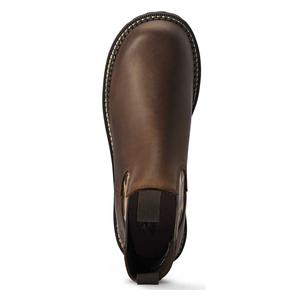 Fatbaby Twin Gore 5.5-in Cowgirl Boots Distressed Brown/Leopard - Item # 49846