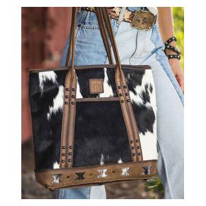 Roswell Cowhide Tote Brown - Item # 49854