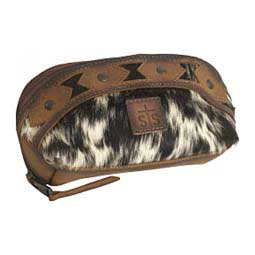 Roswell Cowhide Belle Makeup Bag Brown - Item # 49860