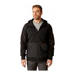 Rebar Next Gen Zip Mens Hoodie Black - Item # 49884