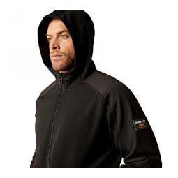 Rebar Next Gen Zip Mens Hoodie Black - Item # 49884