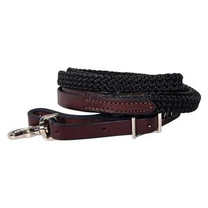 Poly Braided Trail Rein Black - Item # 49901