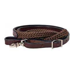 Poly Braided Trail Rein Chocolate - Item # 49901