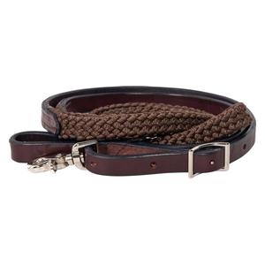 Poly Braided Trail Rein Chocolate - Item # 49901