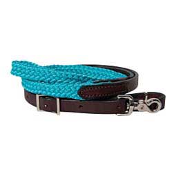 Poly Braided Trail Rein Turquoise - Item # 49901