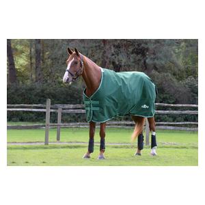 Saxon Defiant 1200D Standard Neck Medium Horse Blanket Hunter Green/White - Item # 49963